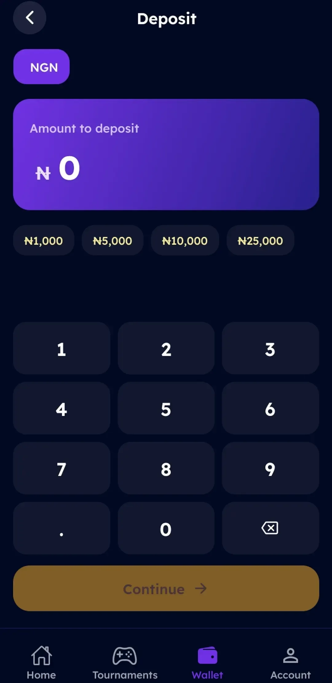 Fund your wallet